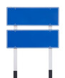 © geargodz - two blue empty traffic sign
