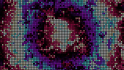 Aufkleber - Psychedelic moving background