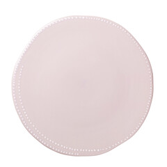 Aufkleber - Empty blank dish Top view isolated on alpha background