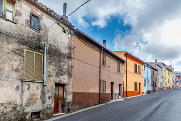 Wall Mural - Old houses in VIllanova Monteleone