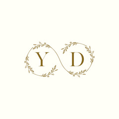 Poster - YD infinity wedding logo initial logo design which is good for branding