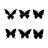 Fototapeta Pokój dzieciecy - Silhouette Butterfly Vector Design