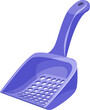 Pet litter scoop, cats care and toilet accessory