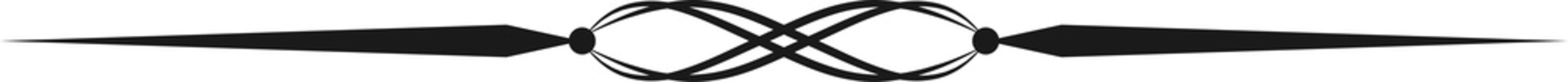 Wall Mural - frame border and text divider monochrome vector