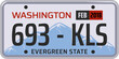 Vehicle registration number plate of American states and city. Vector set of car license number plate