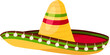 Mexican sombrero hat, Mexico traditional culture