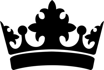 Poster - Heraldic king crown, royal heraldry crest emblem