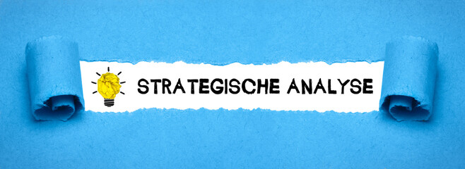 Wall Mural - Strategische Analyse