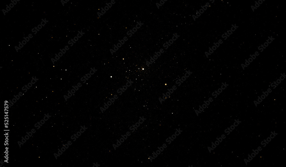 Alien constellations, inspirational space background, stars and ...