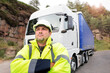 Lorry Driver delivering goods between suppliers and customers.
