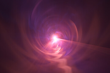 Wall Mural - time warp, traveling in space. spacetime traveling concept. physical science