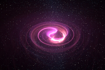 Wall Mural - time and space vortex. theory, space science