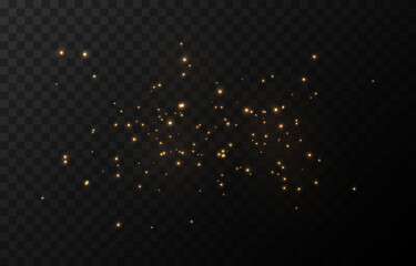 Wall Mural - Vector magic glow. Sparkling light, sparkle dust png. Sparkling magical dust. Christmas light.