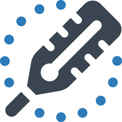 Poster - Thermometer icon