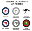 insignia of oceanian air forces