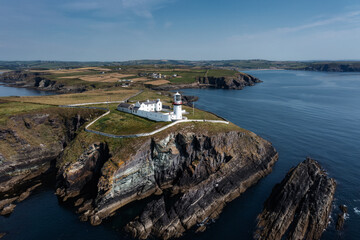 Wall Mural - view of the Galley Head Lighthouse in County Cork