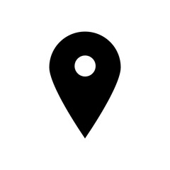 Poster - Map pointer icon. Map marker. Vector isolated on white background.