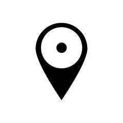 Poster - Map pointer icon. Map marker. Vector isolated on white background.