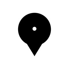 Poster - Map pointer icon. Map marker. Vector isolated on white background.