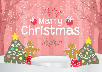 christmas banner for website vector 