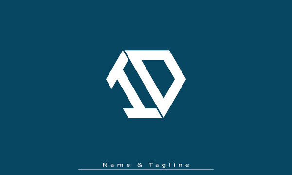 Alphabet letters Initials Monogram logo ID , DI