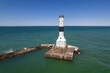 Conneaut West Breakwater Lighthouse in Ohio,USA