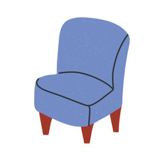 Sticker - blue chair icon