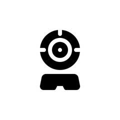 Fototapete - webcam vector icon. computer component icon solid style. perfect use for logo, presentation, website, and more. simple modern icon design solid style
