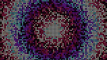 Aufkleber - Psychedelic moving background