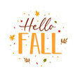 Hello Fall Vectors, Icons, and Graphics Illustration