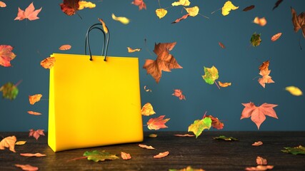 Wall Mural - Autumn Shopping Discount