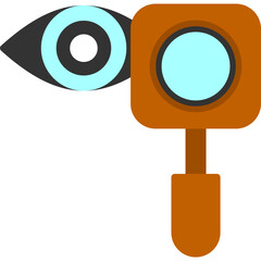 Wall Mural - Eye Examination Icon