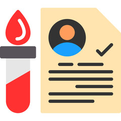 Poster - Blood Test Icon