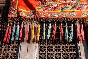 Canvas Print - Chinese folk temple in Lukang, Taiwan