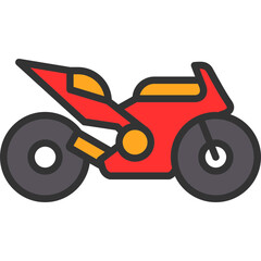 Sticker - Race Bike Icon