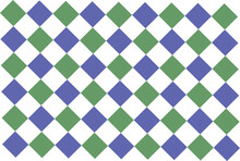 Beautiful Patterned Background For Decorative Plaid, Argyle Cloth, Gingham Blue Green.