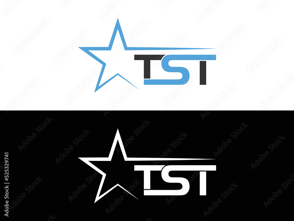 Tst Letters tst letter original monogram logo design.eps Stock Vector | Adobe Stock