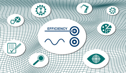 Wall Mural - Concept of efficiency