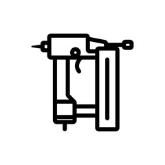 Finishing,nailer icon vector illustration