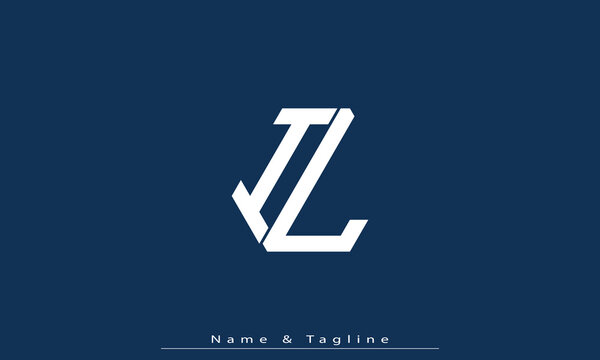 Alphabet letters Initials Monogram logo IL , LI