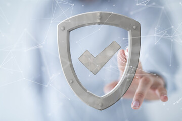 security data code digital in hand