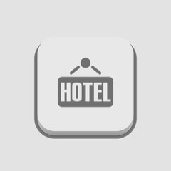 Canvas Print - Hotel Sign