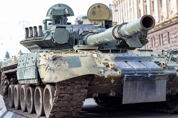 Destroyed russian equipment is now scrap metal. During the battle, russian military equipment was destroyed by the Ukrainian army.