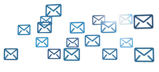 Poster - Approved email and spam message displayed on a futuristic interface