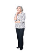 © aletia2011 - happy senior woman  posing isolated