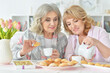 © aletia2011 - happy senior women drinking tea