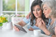 © aletia2011 - Two mature women using modern tablet