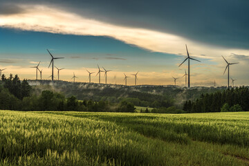 Windräder in der Eifel