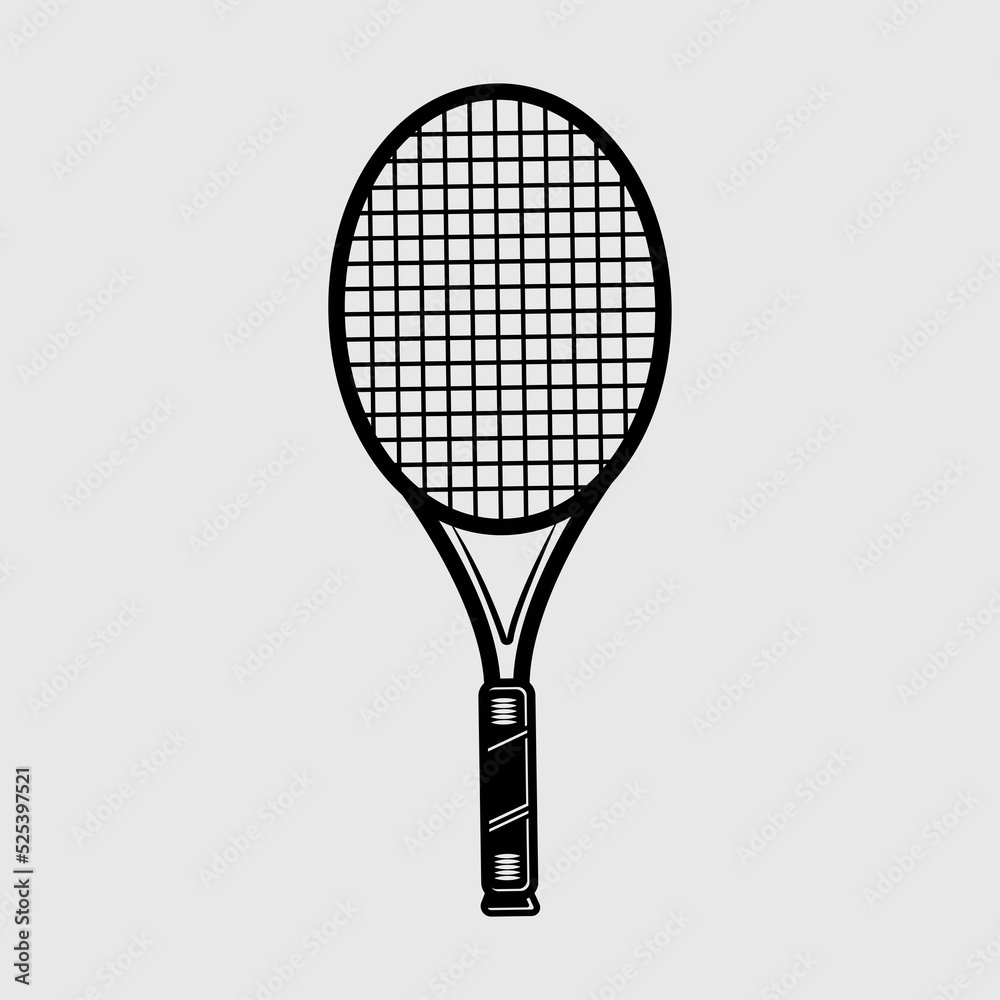 Tennis Racket SVG Cut File, Tennis Racket Svg, Tennis Sport Svg, Tennis ...