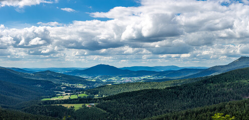 Fototapete - Landschaft des Bayerischen Wald